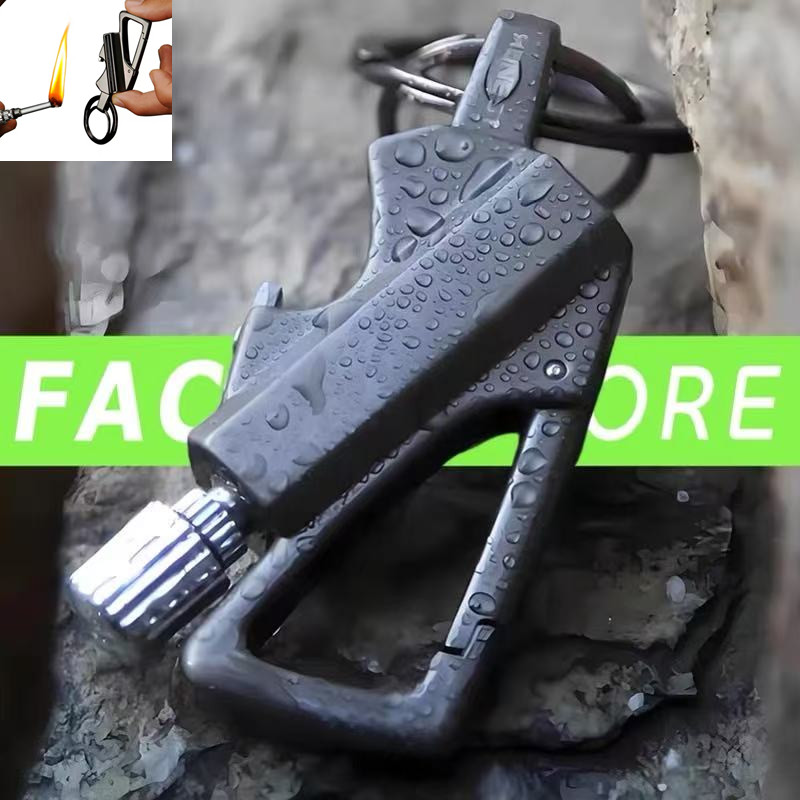 Fire Starting Kit - Nuovo accendino portatile in metallo per