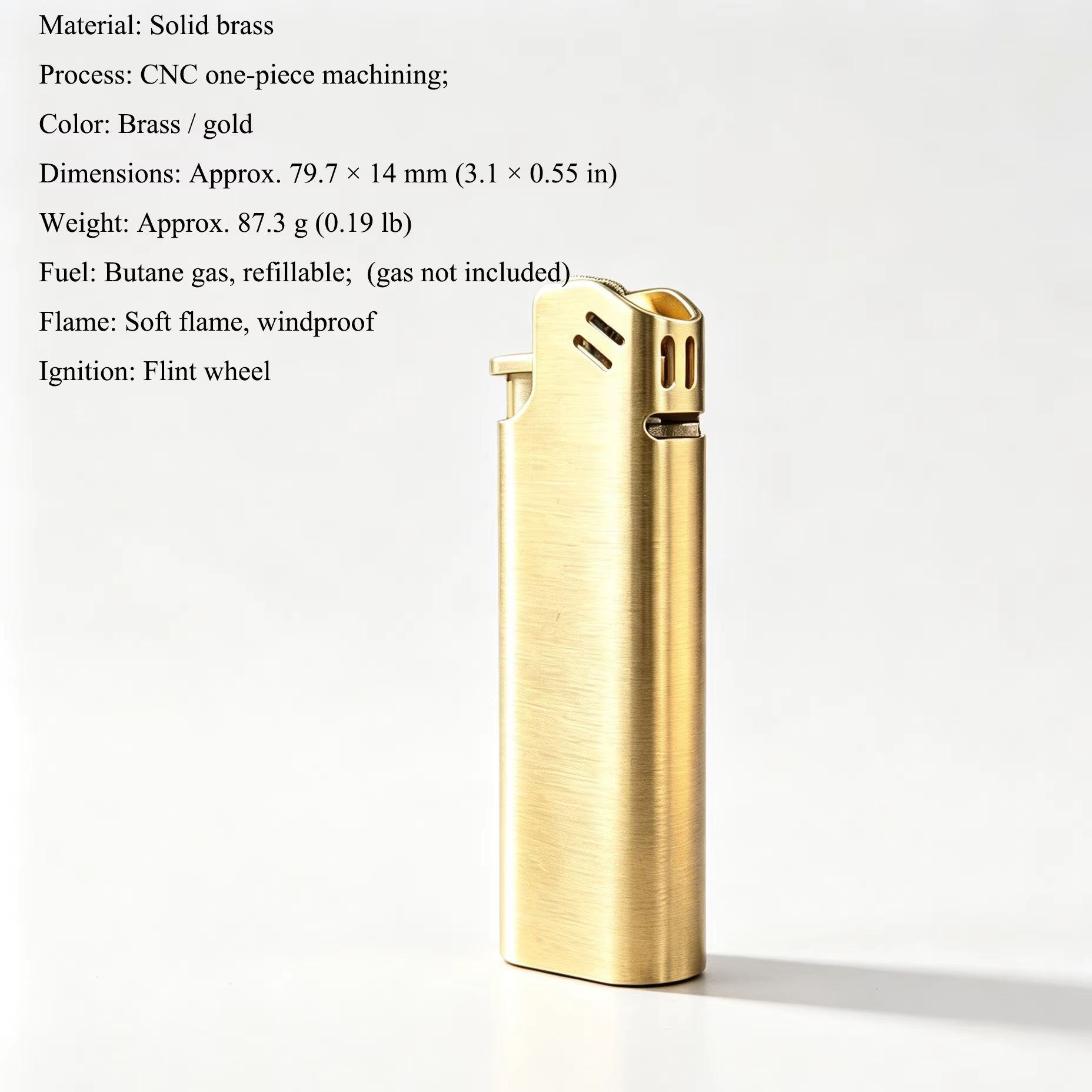 Accendino a Gas in Ottone CNC  - Fire Starting Kit recensione e prezzo